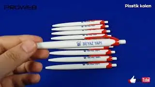 Plastik kalemler &uuml;zerine uv baskı - Promosyon &uuml;r&uuml;nleri