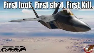 This is why the Raptor is the most LETHAL jet | DCS F-22 Raptor Radar and TWS overview | 4K 60 FPS