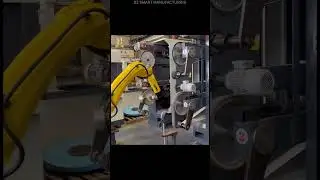 Robotic polishing machine is grinding and polishing the aluminum kettle. #grinding  #metal