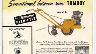 One Wheeled Tractor and Old Clinton Engine Resurrection