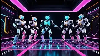 Five Little Robots on the Run | Fun Robot Song for Kids | Toddler Robot Adventure Rhyme