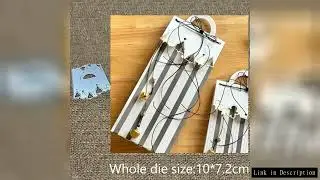 New Design Craft Metal stencil mold Cutting Die Christmas tree bag handle scrapbook die cut Album Pa