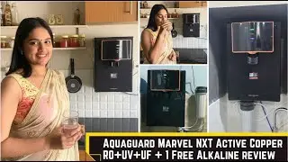 Aquaguard Marvel NXT Active Copper RO+UV+UF+1- Free Alkaline, Suitable for all Water Sources  review