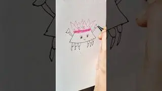 Draw a Cute crab #drawing #art #schoolartprojects #artdrawing #painting #draw #drawacrab