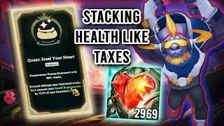 STACKING HEARTSTEEL So ALISTAR can just EXIST I League ARENA Gameplay