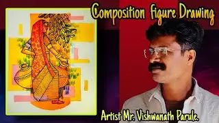 How to draw Composition figure painting?(video-218)