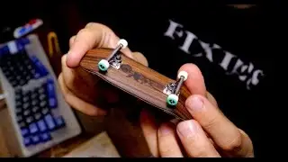 Word Engraved Rose Skull | Fingerboard Unboxing and Build | Fingerboarding