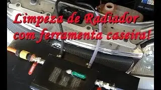 Limpeza do Radiador com ferramenta caseira