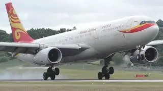 Scotland's First China Flight | Hainan Airlines A330-300 Landing & Takeoff at Edinburgh Airport