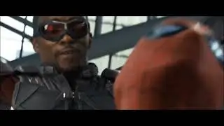 Falcon and Winter Soldier vs Spiderman - Captain America: Civil War (2016)
