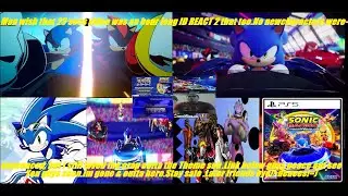Sonic Racing Crosswords & animation version.Wild cool hype Reaction review!Thoughts and takes on it!