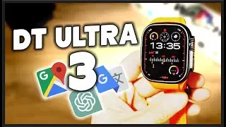 Smartwatch DT ULTRA 3 com GOOGLE MAPS, CHAT GPT e LOJA DE APPS !