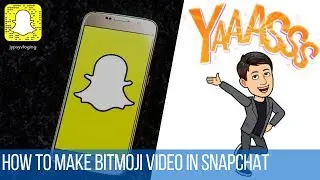 How to make bitmoji video in snapchat