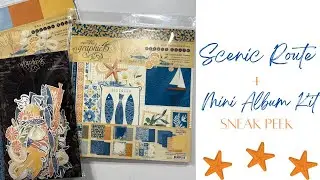 Представляем Paper Crush! 🍋 Предварительный показ набора Graphic 45 Scenic Route + Mini Album Kit.
