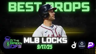 PRIZEPICKS MLB TODAY | BEST 5 BETS | WEDNESDAY 9/17/25 | BONUS MLB BET 🔥