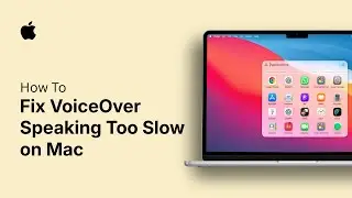 Как исправить слишком медленную работу VoiceOver на Mac