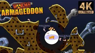Worms Armageddon | Deathmatch 20 - Superstar | PC 4K
