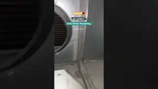AHU motor replacement #shorts #viral #viralvideo #hvac