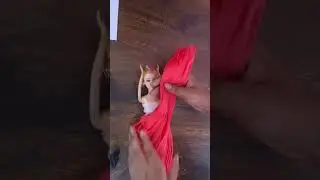 How to make a saree for a doll | no sew | no glue