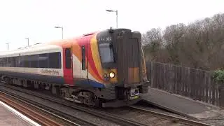 444022 departing Wool for London Waterloo (04/02/23)