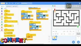 طريقه عمل لعبه متاهه علي تطبيق اسكراتش