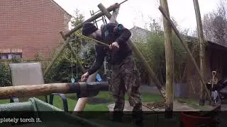 Ninja Warrior/Arrow/Salmon ladder Outdoor Gym (homemade)