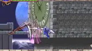 Castlevania Aria of Sorrow Death boss battle (no damage,no souls)