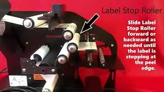 LA2100 PR Setting Label Stop Roller
