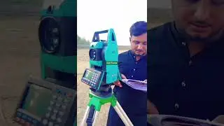 New Axis 01 Total Station Surveyor on duty 👷&zwj;♂️ #Survey #TotalStation #Axis01 #SiteWork #Engineering