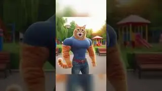 King Kong attack kitten, Father Cat Revenge For Sun #ai #aicat #catcute #cuteanimal #cat