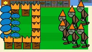 Winter Melon vs Torchwood vs Conehead Zombies - Plants vs Zombies Epic Hack (Paint Pack Version)