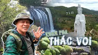 Khám Phá vẻ đẹp hùng vĩ của Thác Voi - Lâm Hà cạnh ngôi chùa có tượng Quan Âm LỚN NHẤT Việt Nam