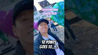12 points goes to&hellip;? #esc2025 #basel #switzerland 🎶