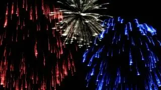 Red, White, and Blue Fireworks [After Effects]