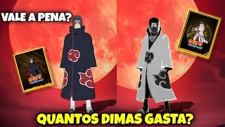 QUANTOS DIMAS GASTA PRA PEGAR SKIN DO ITACHI? VALE A PENA? TORRE DE TOKENS FF - NOVIDADES FREE FIRE