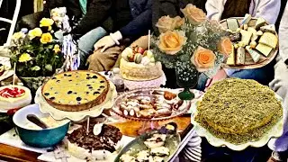 Baking,cooking, food shopping for my birthday celebration