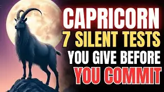 Capricorn ♑ 7 Silent Tests You Give Before You Commit