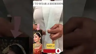 Sheeshphool lagane ka sahi tarika 😍 | bridal hairstyle |  #shorts #short  #hairstyle