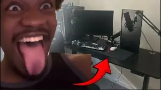 Nerdy kid who has NO girlfriend crafts a new desk for his PC set up!