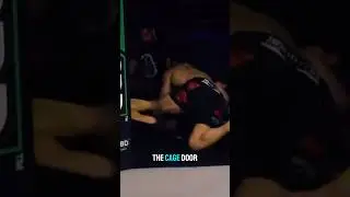 VIRAL MOMENT when Josiah Harrell speared his opponent through the cage! W/ Aaron Haden #viralvideo