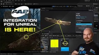 Как использовать новый плагин Fab для Unreal Engine. Интеграция с Fab уже здесь! Используйте Mega...