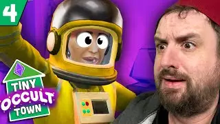 Basil goes to space in my TINY OCCULT TOWN Challenge 🚀 Part 04
