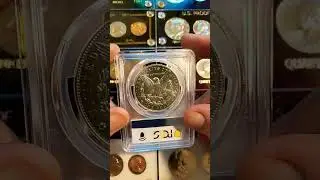 2021-DMorgan Silver Dollar MS70. #silver #coincollecting #coin #coinstorage #coinrolls #coinsale