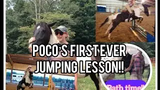 A Farm Girls Lifestyle | Poco Goes To A Jumping Lession