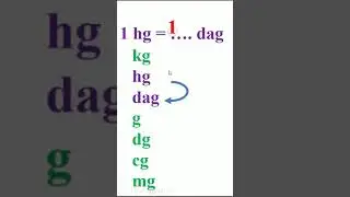 1 hg = &hellip;. dag