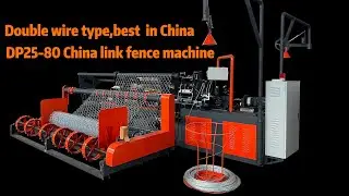 Diamond mesh cyclone mesh chain link fence machine best type in China| How to make chain link fence?