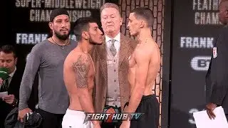 LEE SELBY VS EDUARDO RAMIREZ FULL WEIGH IN & FACE OFF VIDEO