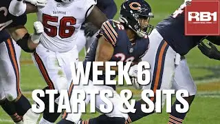 Fantasy Football Starts & Sits (Week 6) | David Montgomery, Noah Fant, & More