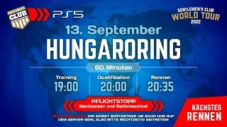 PS5 l Hungaroring | GCWT 2022 | Rennen 1