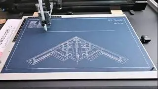 Plotting a Northrop B2 Spirit